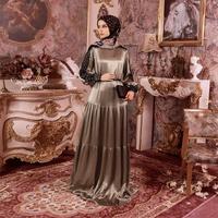 Gambar Dress Mandjha Ivan Gunawan - Layla Oat Dress - XL dari Mandjha Hijab Ivan Gunawan Bandung undefined 1 Tokopedia