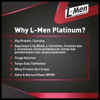 Gambar Suplemen L-Men Platinum Whey Protein With Isolate - Strawberry 800Gr dari harleyshop77 undefined 3 Tokopedia