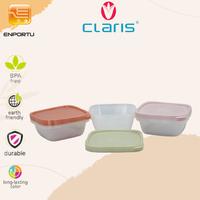 Gambar CLARIS Tempat Makan Kotak Makan 3 pcs Wadah Serbaguna Foodsaver 2722-3 RE - Purple dari Enportu Home Living undefined 1 Tokopedia