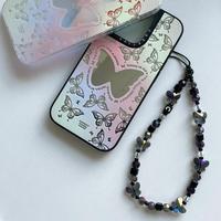 Gambar GROSIR CASETIFY DARK NIGHT BUTTERFLY CHARM PHONE CASE ACCESSORIES - Butterfly-Black dari Warung Benjamin Smith undefined 4 Tokopedia