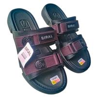 Gambar Sandal Pria Casual Anti Slip Terbaru Siral / Sandal Pria Slip On - Hitam Ban 3, 39 dari Siral Laris undefined 4 Tokopedia