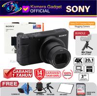 Gambar SONY ZV-1 Kamera Digital Pocket Vlog Vlogger Compact Camera ZV1 - WHITE VPT2BT, PAKET C 32GB dari Kamera Gadget Official undefined 1 Tokopedia