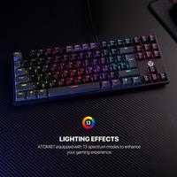 Gambar Fantech ATOM87 MK876 V2 RGB Mechanical Gaming Keyboard - Fantech MK876V2 Sumi Edition - Black-Grey, Blue Switch dari Starcomp Purwokerto undefined 4 Tokopedia
