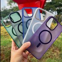 Gambar Case iphone 15 14 13 12 11 plus pro max soft hard case magnetic magsafe hybrid keren mewah terbaru - Hijau, ip 12 pro dari Delvin@store undefined 1 Tokopedia