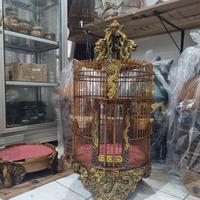 Gambar Sangkar ukir naga D38 jati dari Luxury Jepara undefined 2 Tokopedia