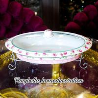 Gambar Prasmanan pink shabby piring tempat kue bolu keramik lebaran motif bunga pink dekorasi rumah import - V4 dari Keramikcantikimportfanybella undefined 2 Tokopedia