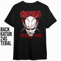 Gambar Baju Kaos Distro Metal Katun 24s T Shirt Pria Lengan Pendek Hitam - 30s SKULL, M dari Griya Etnik Tas_NEW undefined 3 Tokopedia