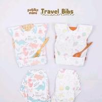 Gambar New Product Petite Mimi Travel Bibs - Celemek Makan Bayi 1 Pack Isi 10 - boy dari Gairah Api Shop undefined 2 Tokopedia