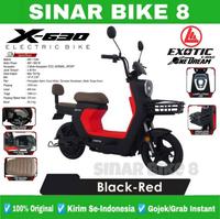 Gambar Sepeda Listrik EXOTIC X 630 X-630 X630 Electric Bike 500 Watt TERBARU - Red dari Toko Sepeda Sinar Bike 8 undefined 1 Tokopedia
