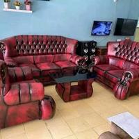 Gambar kursi sofa jaguar merah marun 1 set dari Toko Baru Mebel undefined 3 Tokopedia