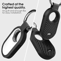 Gambar Silicone Case Cover carbon Samsung Galaxy Smart Tag 2 with Keychain pelindung cover smarttag2 silikon soft case karbon - BLACK dari acosonic undefined 3 Tokopedia