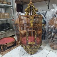 Gambar Sangkar ukir naga D38 jati dari Luxury Jepara undefined 4 Tokopedia