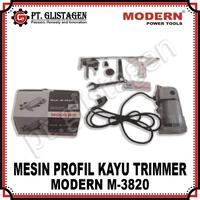 Gambar MODERN M3820 Mesin Profil Kayu Wood Trimmer Router Trimer 6mm M-3820 dari AJTKREKOT undefined 4 Tokopedia