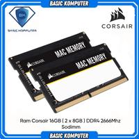 Gambar Ram Corsair Mac Memory 16GB ( 2 x 8GB ) DDR5 2666Mhz Sodimm Memory Memori (1x8GB) dari BASIC KOMPUTER undefined 1 Tokopedia