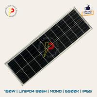 Gambar Pju lampu jalan LED 150W solar cell tenaga surya 150 WATT cahaya putih panel mono dari Premium lighting_NEW undefined 3 Tokopedia