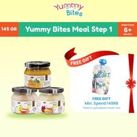 Gambar READY STOCK YUMMY BITES MEAL STEP 1/ 145 GR/ MAKANAN BAYI/ MPASI BABY - Apple & Carrot dari Hanimarket undefined 1 Tokopedia