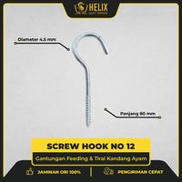 Gambar Screw Hook 12 Sekrup Ulir Gantungan Pulley Handwinch Kandang Ayam Kayu dari Helix Alat Ternak undefined 1 Tokopedia