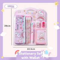 Gambar SET ALAT TULIS ANAK SEKOLAH KARAKTER KARTUN LUCU 8 IN 1 PAKET GIFT BOX STATIONERY KOTAK PENSIL DOMPET PENSIL PENGHAPUS RAUTAN BOLPEN LENGKAP - HELLO GIRL dari lseankids undefined 2 Tokopedia