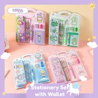 Gambar SET ALAT TULIS ANAK SEKOLAH KARAKTER KARTUN LUCU 8 IN 1 PAKET GIFT BOX STATIONERY KOTAK PENSIL DOMPET PENSIL PENGHAPUS RAUTAN BOLPEN LENGKAP - HELLO GIRL dari lseankids undefined 1 Tokopedia