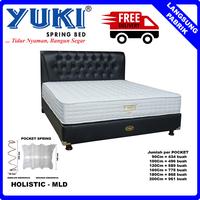 Gambar Spring Bed Holistic - MLD Uk 90 100 120 160 180 200 - Abu-abu, 90Cm Full Set dari Yuki Spring Bed undefined 3 Tokopedia