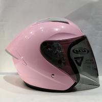Gambar HELM GM G1 SOLID PINK PASTEL HELM HALF FACE - L dari Ryan motor helmet undefined 3 Tokopedia