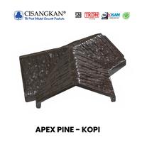 Gambar Apex Genteng tipe Victoria Pine Warna Kopi dari CISANGKAN undefined 2 Tokopedia