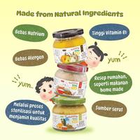 Gambar READY STOCK YUMMY BITES MEAL STEP 1/ 145 GR/ MAKANAN BAYI/ MPASI BABY - Apple & Carrot dari Hanimarket undefined 2 Tokopedia