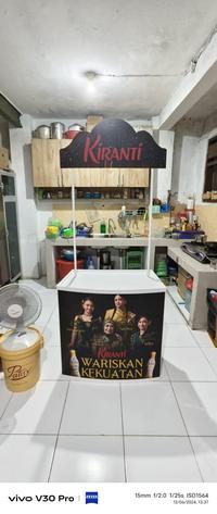 Gambar NEW EVENT DESK /Meja promosi/ BOOTH PORTABLE PVC plus printing header dibentuk cetak super highrest dari aneka variasi promo undefined 1 Tokopedia