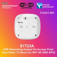 Gambar S1T23A HPE Networking Instant On AP Dual Radio Tri Band 2x2 Wi‑Fi 6E (RW) AP32 - S1T23A - NO PSU dari PASAR JARINGAN undefined 3 Tokopedia