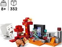 Gambar LEGO 21255 Minecraft The Nether Portal Ambush Adventure Sets dari FUNNY TOY STORE undefined 4 Tokopedia