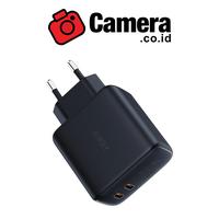 Gambar AUKEY Charger PA-B4T Omnia II Duo 45W 2-Port PD Wall USB-C Charger with GaN Power Tech (Black) dari CAMERA CO ID undefined 5 Tokopedia