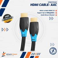 Gambar Vention AAC Kabel HDMI 4K Male to Male HDMI Vention 1M /1.5M / 2M / 3M / 5M / 10M - 1.5M dari Starcomp Purwokerto undefined 1 Tokopedia