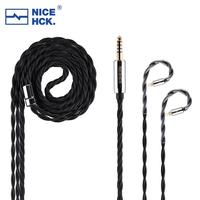 Gambar NiceHCK BlackDawn Earphone Cable 5N Silver Plated TaiwanOFC IEM Wire Upgrade Cable - 0.78 2Pin, 3.5mm dari Moticc undefined 3 Tokopedia