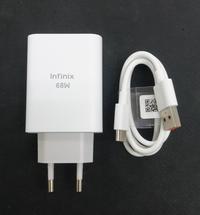 Gambar infinix Charger 68W infinix Gt 20 Pro Note 40 Pro 5G Zero 30 Hot 40 pro Gt 10 Pro Super Charging Fast Charger Data Cable Type-C Original 100% - Adapter 68W dari Dunia Aksesoris GadGet undefined 2 Tokopedia