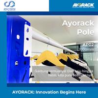 Gambar AYORACK POLE AP20 - AKSESORIS RAK GUDANG BEAM 2 METER - CANTOLAN BAJU  EXTRA ACCESSORIES RACK AYORACK POLE AP20 ACC GANTUNGAN PAKAIAN SERBA GUNA 100KG dari BrothersNetworks undefined 2 Tokopedia
