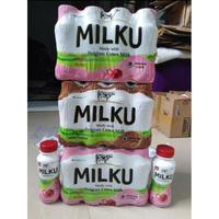 Gambar Jual Susu UHT Milku 12 PCS X 200 ml rasa strawberry/ coklat/ original - Strawberi dari Cece fresh market medan undefined 4 Tokopedia