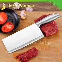 Gambar PISAU DAGING Tebal Stainless Anti Karat - Super Knives Titanium Cleaver Chop Knife - Pisau Dapur Golok Baja Jumbo Cincang - RSR - AE6 dari Jojo Banana undefined 1 Tokopedia