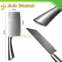 Gambar PISAU DAGING Tebal Stainless Anti Karat - Super Knives Titanium Cleaver Chop Knife - Pisau Dapur Golok Baja Jumbo Cincang - RSR - AE6 dari Jojo Banana undefined 4 Tokopedia