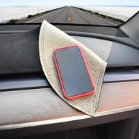 Gambar Suede Car Dashboard Pad Tesla_Model 3 Y 2017 2023 Leather Dash Mat Sunshade NonSlip Dustproof Protector Cover Accessories dari ChangeMarket undefined 3 Tokopedia