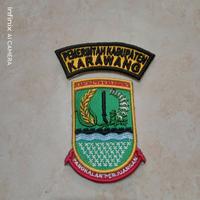 Gambar Bordir 1 set pemerintah  kabupaten karawang timbul - 1 set, bordir dari aneka bordir computer undefined 2 Tokopedia