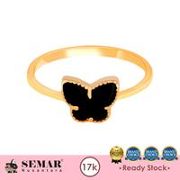 Gambar Cincin Emas Black Butterfly Gold 17K Semar Nusantara - 8-9 dari Semar Nusantara undefined 2 Tokopedia