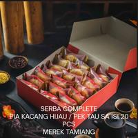 Gambar PIA PEK TAU SA KUE KACANG HIJAU TAMIANG ISI 20 PCS OLEH OLEH KHAS MEDAN dari SERBA COMPLETE undefined 1 Tokopedia