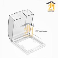 Gambar Pengaman Stop Kontak Dinding tipe 86 Cover Penutup Colokan Listrik Emas, Abu, Putih, Transparan, Hitam - Putih dari Josca Homestore undefined 3 Tokopedia