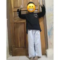 Gambar celana panjang harian anak buat ngaji sholat dan sekolah agama - Kuning mustrad, XL dari RFS MUSLIM undefined 4 Tokopedia