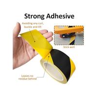 Gambar Best Beieverluck 6 Rolls Black And Yellow Hazard Warning Safety Tape 2 Inch X 108 Feet Waterproof Floor Marking Tape Caution Tape Roll Safety Tape Warehouse Gym Floor s Pipes And Equipment dari Logimarket undefined 3 Tokopedia