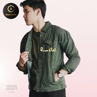 Gambar Jaket jeans pria denim jacket trucker green / hijau army - Hijau, M dari RncoCloth undefined 2 Tokopedia