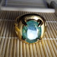 Gambar Cincin Batu Natural Emerald Beryl Zamrud # 3 dari Nagatawa Ornamental Fish undefined 1 Tokopedia