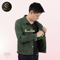 Gambar Jaket jeans pria denim jacket trucker green / hijau army - Hijau, M dari RncoCloth undefined 3 Tokopedia