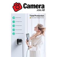 Gambar AUKEY Universal Travel Adaptor PA-TA08A Travel Mate 65W GaN Multiple Ports UK US EU 1 USB-A & 4 USB-C Port (Gray) dari CAMERA CO ID undefined 4 Tokopedia