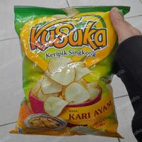 Gambar Kusuka keripik singkong snack rasa JAGUNG AMERIKA / KARI AYAM  100gr - KARI AYAM dari Babyworld Store Medan undefined 4 Tokopedia